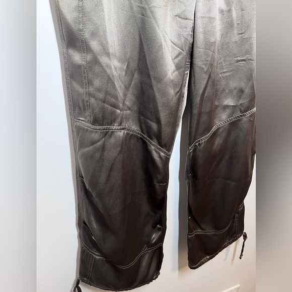 Soleil Rose Silk Cargo Pants S - Picture 8 of 13